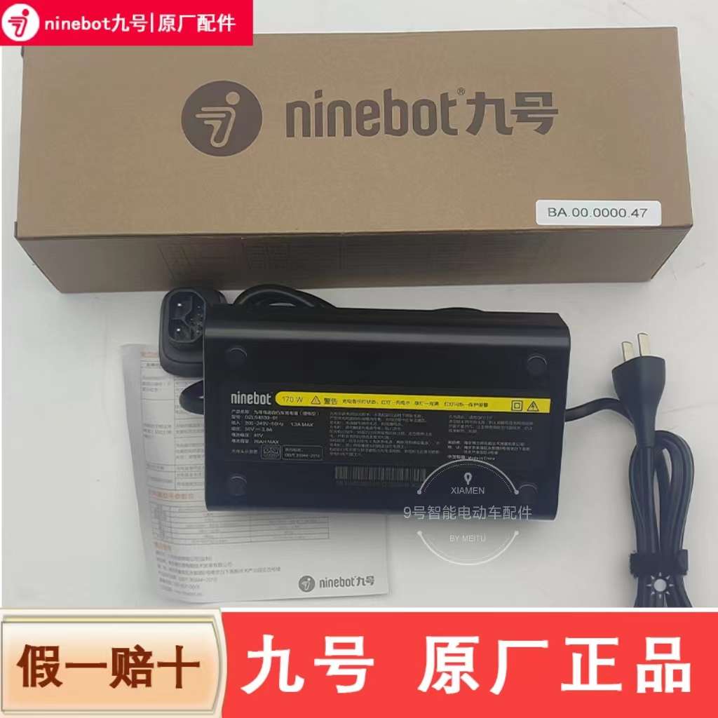 九号电动车C30406080N708590CE80N90N100AB30C35+原装充电器