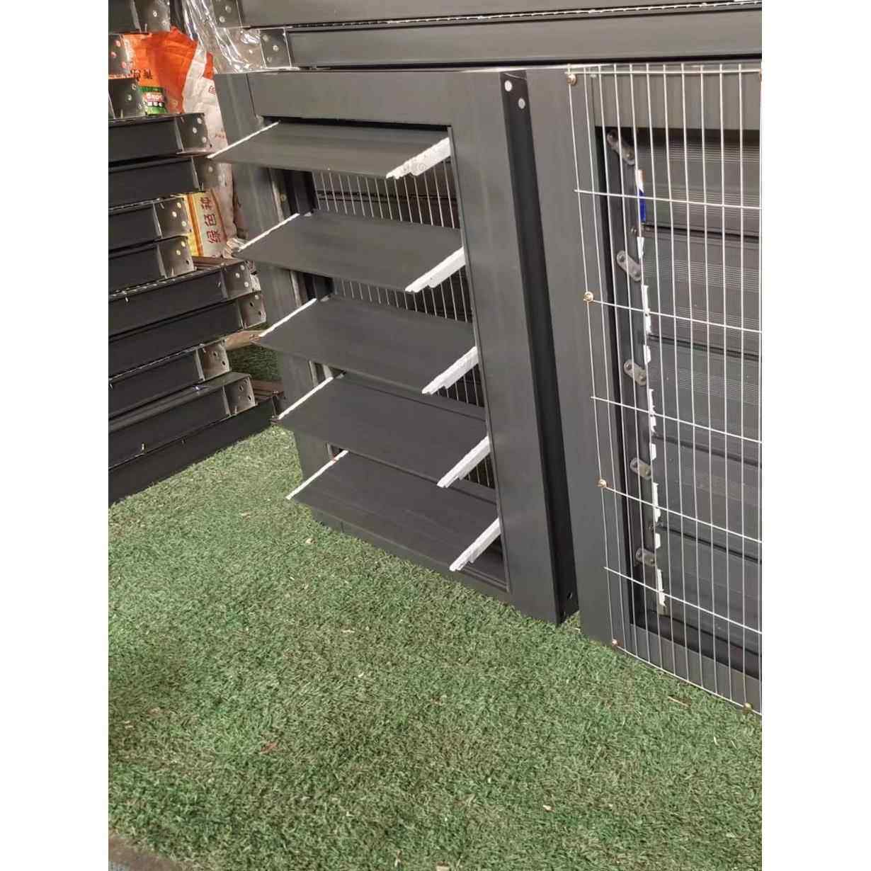 铝合金百叶窗室内通风窗厂房通风口鸽舍铝合金窗户定制出风口格栅