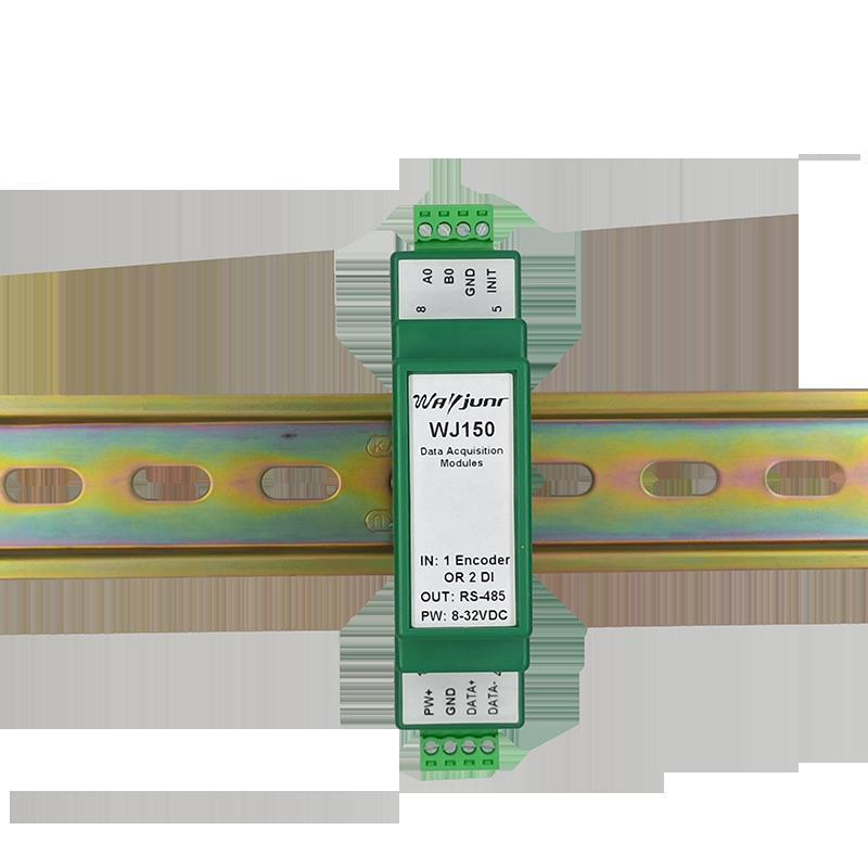 维君瑞1路编码器脉冲信号计数器计米器2DI高速ModbusRTU模块WJ150 五金/工具 计数器 原图主图