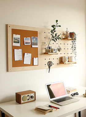 5ZV7批发5ZV7ins洞洞板挂板软木照片墙留言板墙角收纳壁挂墙面置