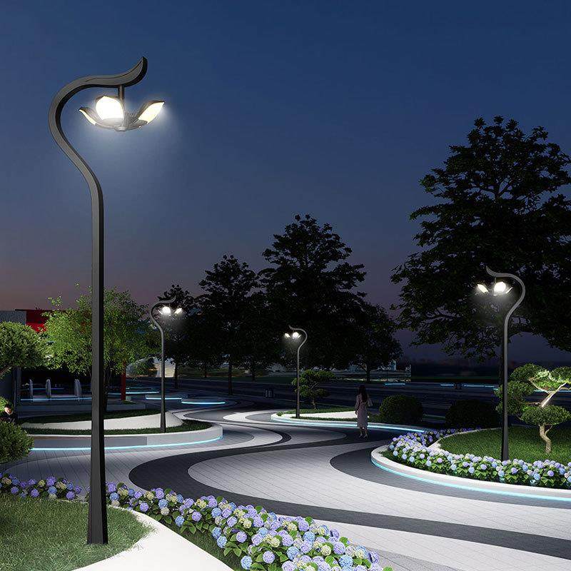 3米4米现代小区铝型材庭院灯景观灯商业街园林欧式led莲华路灯