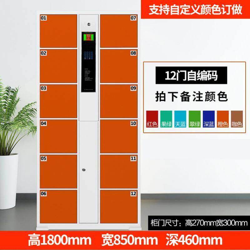 超市电子存包柜商场智能人脸识别指纹微信扫码密码手机存放储物柜