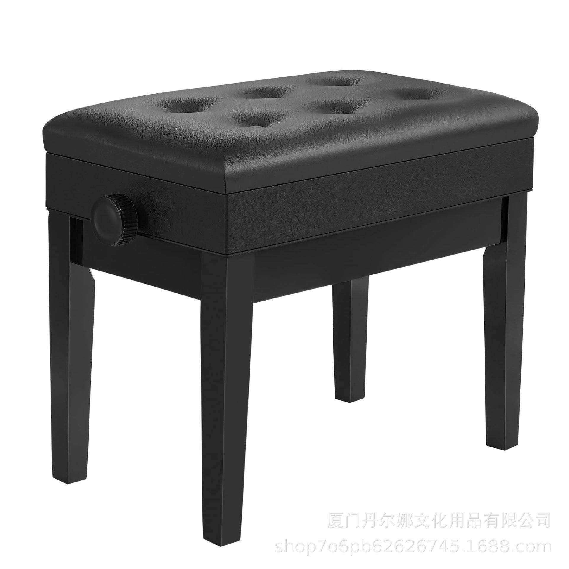 厂家钢琴凳可升降调节儿童专用实木款单人古筝凳子成人电钢琴椅子