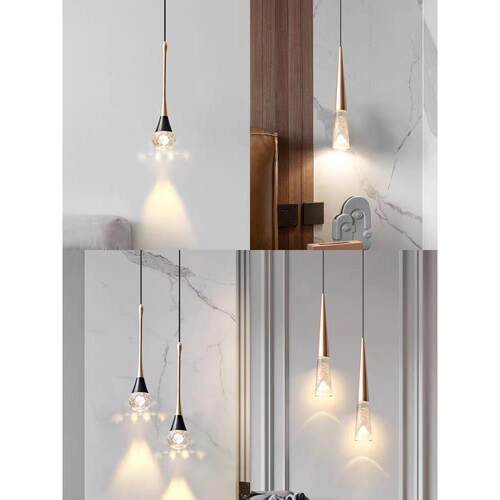 轻奢卧TGDXD606室头床水晶吊灯创道意酒个性柜橱窗灯餐厅吧台阳台