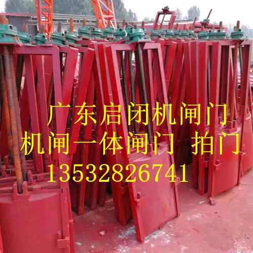 广东启闭机闸门机闸一体式闸门拍门1888.00元/套