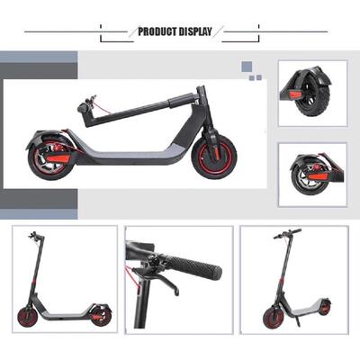 KUGOO电动滑板车可折叠代步车10寸高续航scooter成人款电动平衡车