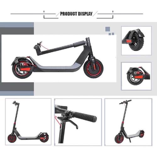KUGOO电动滑板车可折叠代步车10寸高续航scooter成人款电动平衡车