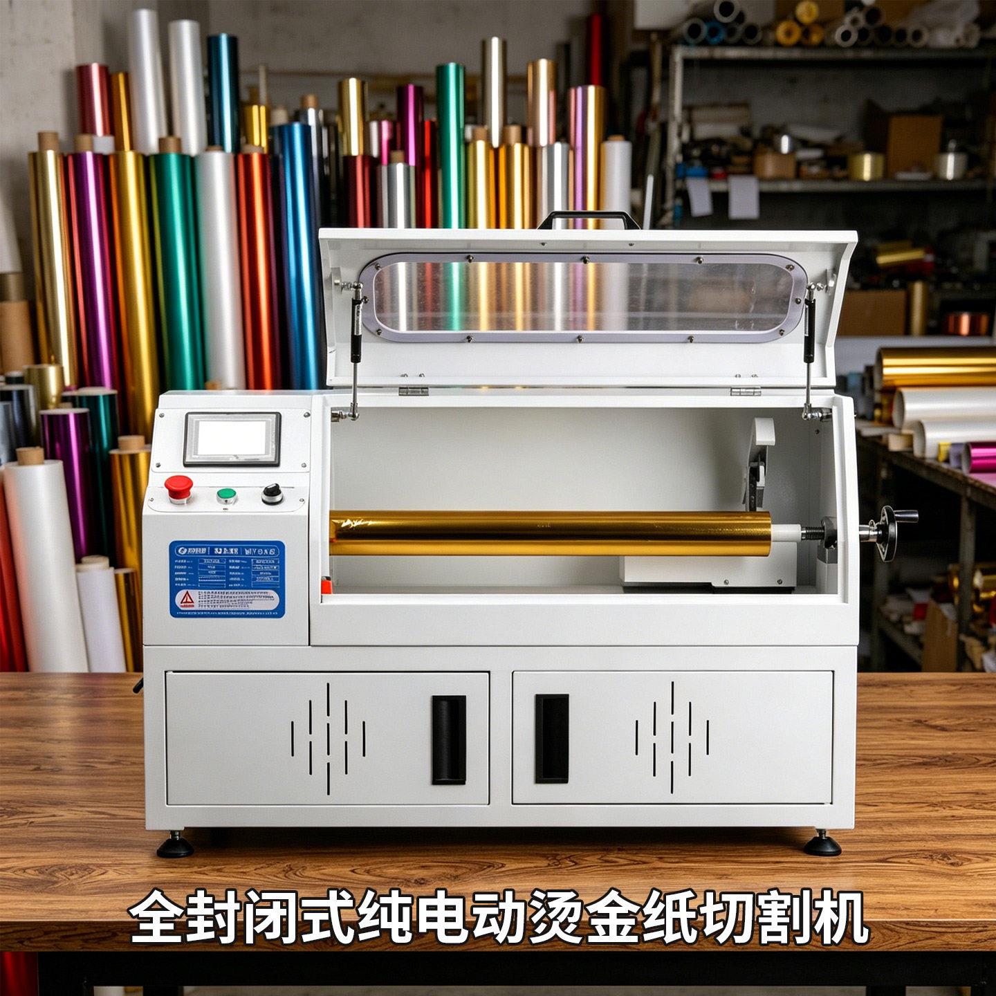 纯电动电化铝切割机铝箔金纸分切机烫金纸裁切机色带碳带裁剪切器