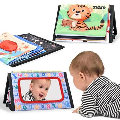 Funny Black and White Baby Cloth Book Early Educational Mont