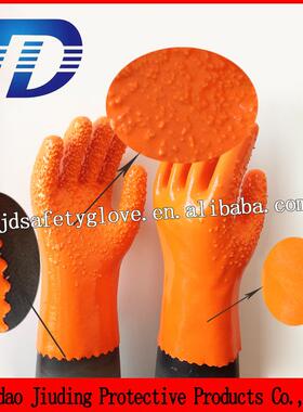 868止滑劳保手套全浸塑耐油防酸碱PVC工业耐磨防滑防护劳保用品