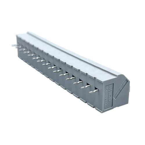 WAGO250-515PCB接线端子推压键1.5 mm²焊针间距3.5 mm15极连接器