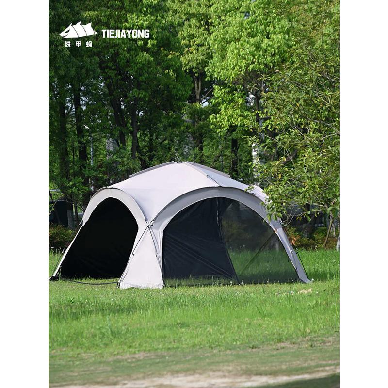 定制穹顶式天幕户外露营多人团建防风防雨球形帐篷超大遮阳棚批发