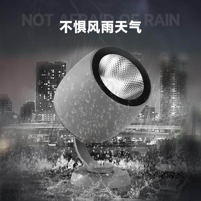 私摸COB酒杯投光灯10W20W30W公园户外射灯景区亮化插泥灯led灯