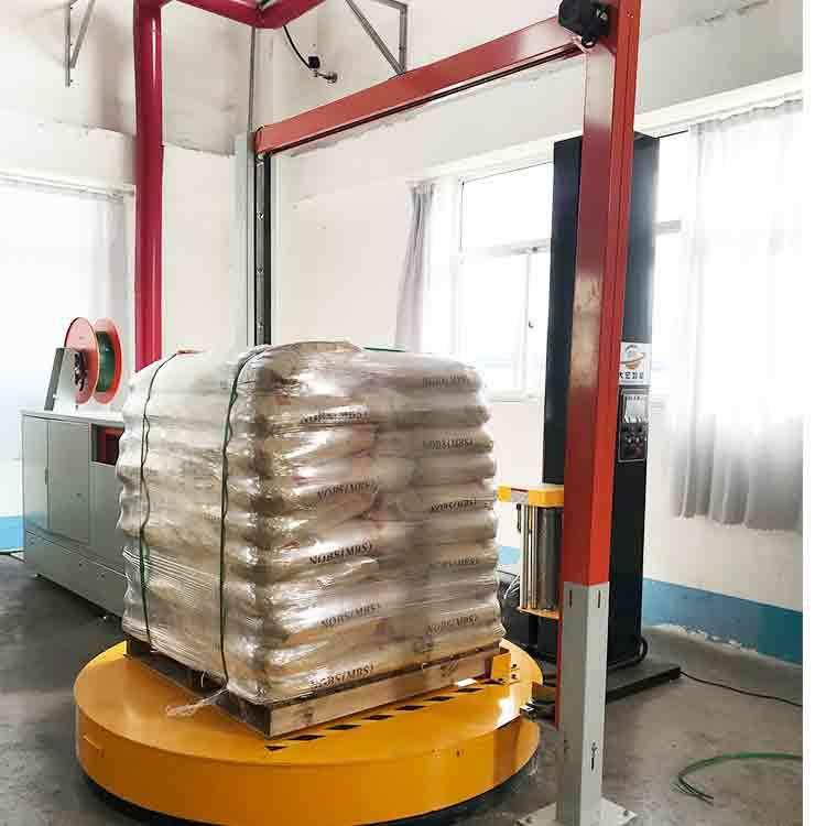 缠膜穿带打包一体机 纸箱捆扎穿剑缠膜打包机 吨包栈板托盘打带机