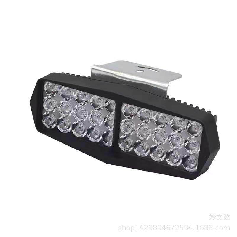电动车灯 摩托车射灯 30珠LED大灯 后视镜款顶灯改装外置灯泡