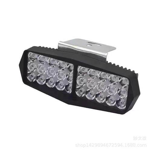 电动车灯 摩托车射灯 30珠LED大灯 后视镜款顶灯改装外置灯泡