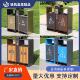 户外分类垃圾桶室外高档不锈钢大号果皮箱市政园林物业定制垃圾箱