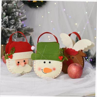 Christmas gift bag Christmas candy bag Peace fruit bag