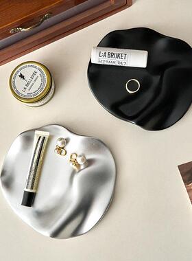 ins风波浪首饰托 托盘 创意展示盘高级感装饰摆饰异形盘家居玄关