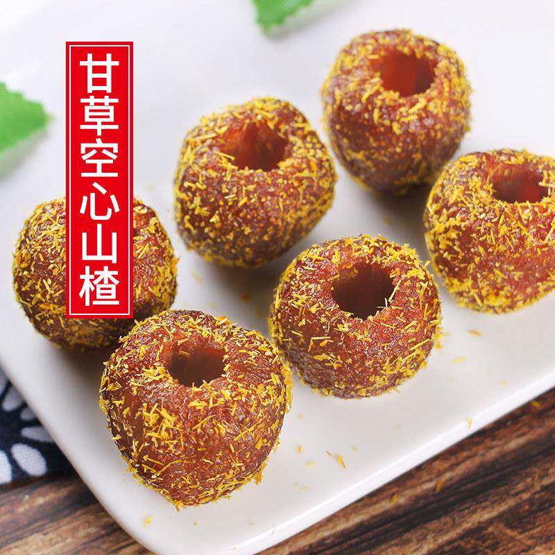 十年老味 杭州甘草山楂无核500g空心山楂干果脯果干酸甜蜜饯零食