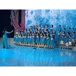 正品儿童唱演出服小学生集体诗朗诵表演中服六服一演出舞合台舞蹈