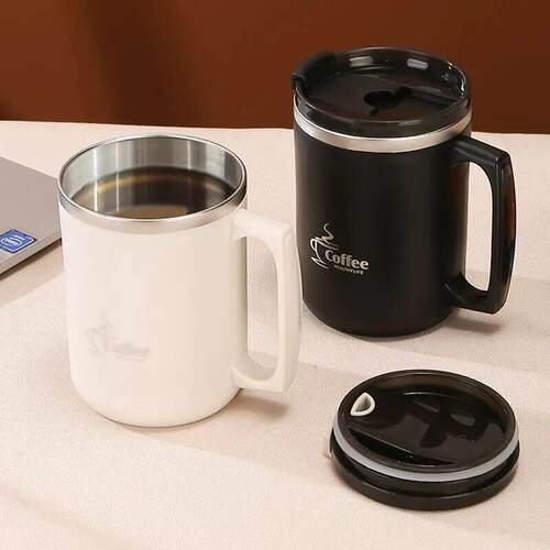 Milk Coffee Cup Stainless Steel Double Wall Thermal Insulate