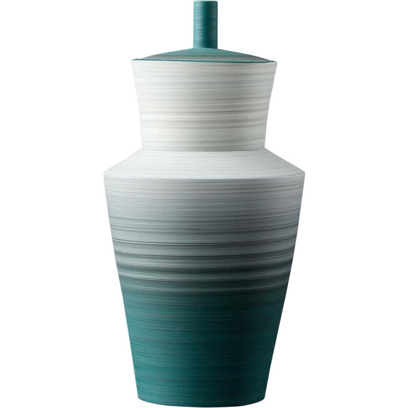 现代简约北欧陶瓷花瓶家居装饰品摆件客厅餐桌插花干花花器摆设