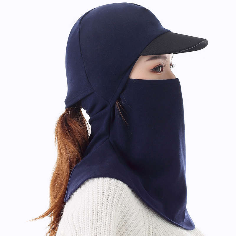 精品冬季户外骑行头套防风帽子骑车男女摩托车面罩滑雪护脸罩防寒