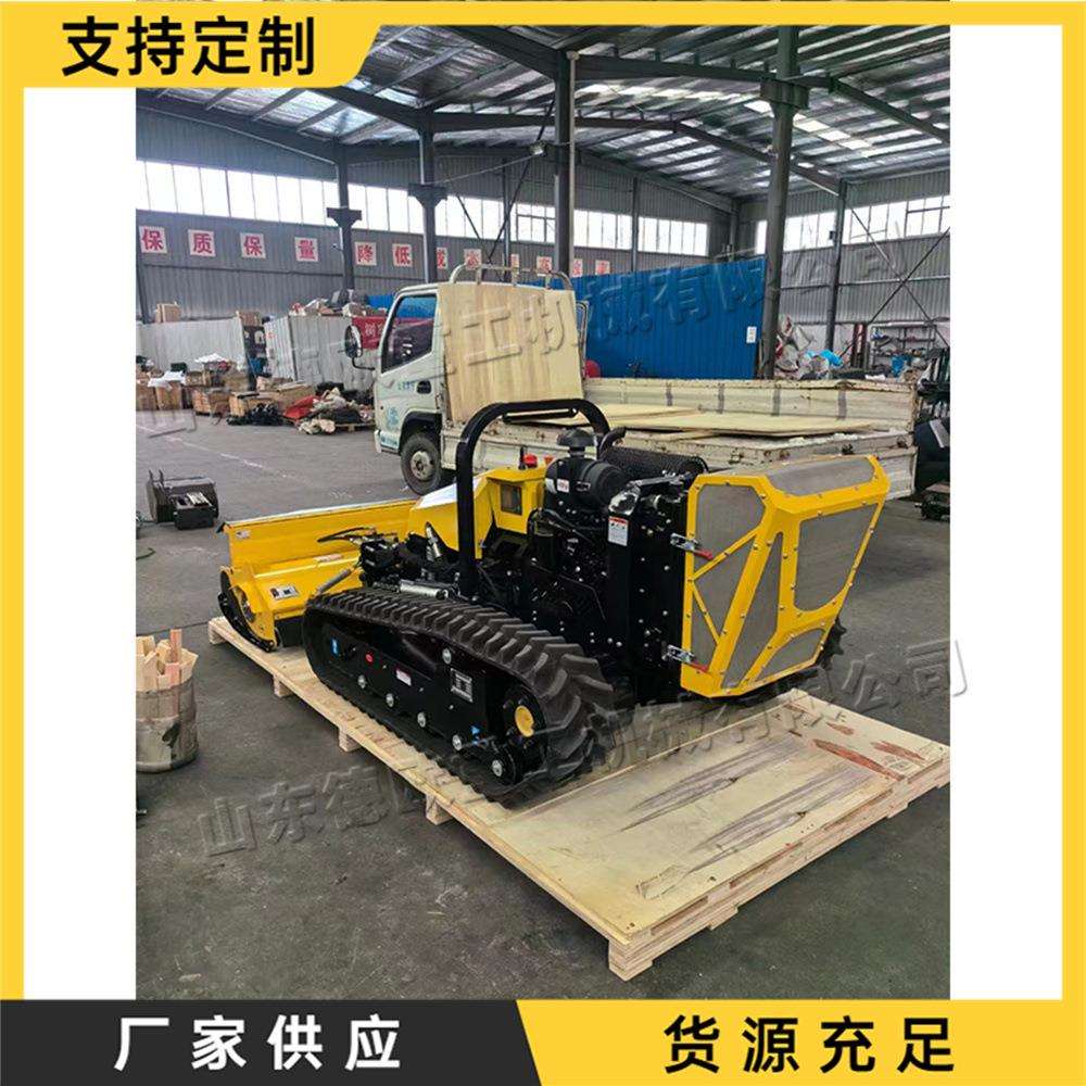 智能遥控碎枝机 全自动多地形自适应碎枝机 果园林场地形无忧作业