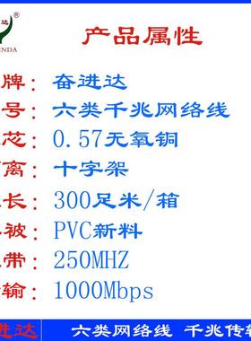 ca6类千兆网3络蔽线无氧铜00米足非屏AEN六类网络线高速t线网线