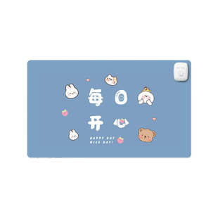 加工定制加热鼠标垫大号办公室桌面加热垫学生宿舍防水定时暖桌垫