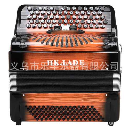 HK·LADE69键96贝斯键钮式喷漆变音专业巴扬手风琴初学者成人练习