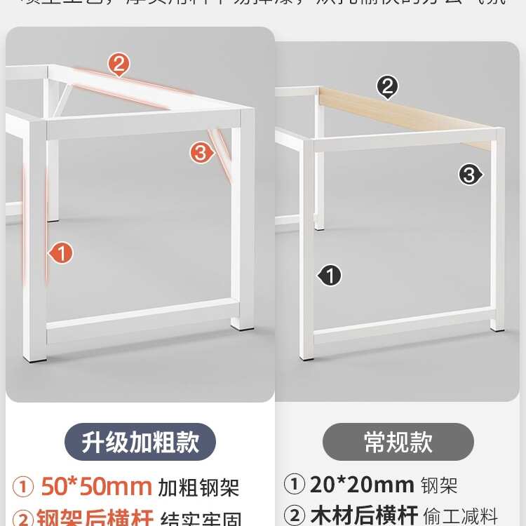 电脑桌台式简易卧室书桌学生家用学习桌子成人办公桌长方形工作台