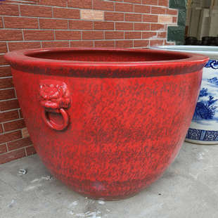 缸养景德镇超大荷花室外瓷缸庭院陶米种树1仿古睡莲鱼缸水缸古铜