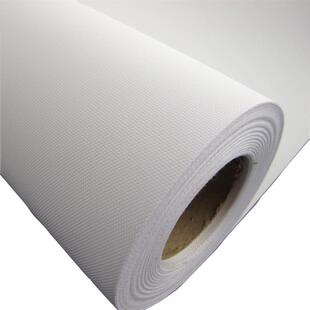 1.07 饰油画布 30m水性亚光防水化纤油画布白底油性弱溶剂室内装