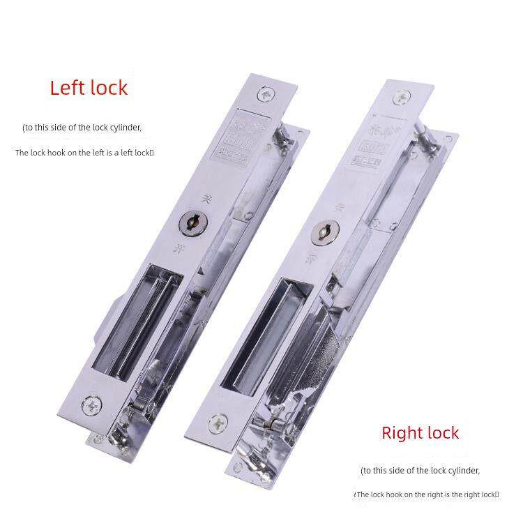 老式铝合金90推拉门窗钩锁阳台平移玻璃窗户锁扣实力荣华碰锁配件