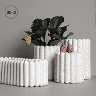 干花花瓶 家用桌面陶艺花器 4折 瑞典进口DBKD陶瓷花盆摆件