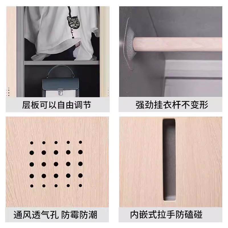 浴员健工更衣柜宿舍衣UYK柜储房物柜钢制木纹室铁皮柜身存包柜子