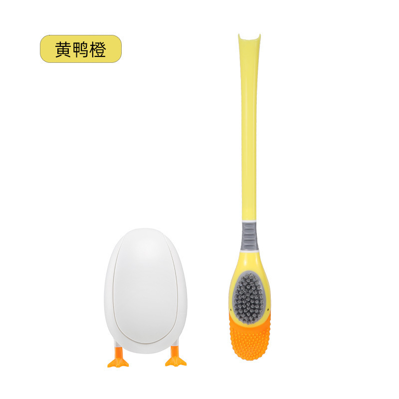 202新款马桶刷家用无死角好用硅胶双头壁挂厕所刷子清洗洁厕神器