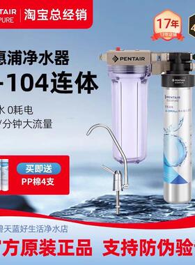 爱惠浦净水器H104 家用直饮厨房自来水滨特尔净水104滤芯24年新款