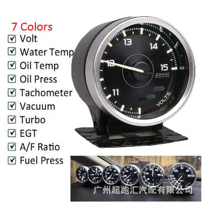 DEFI A1汽车改装OBD赛车zd仪表水温油温油压转速电压涡轮表