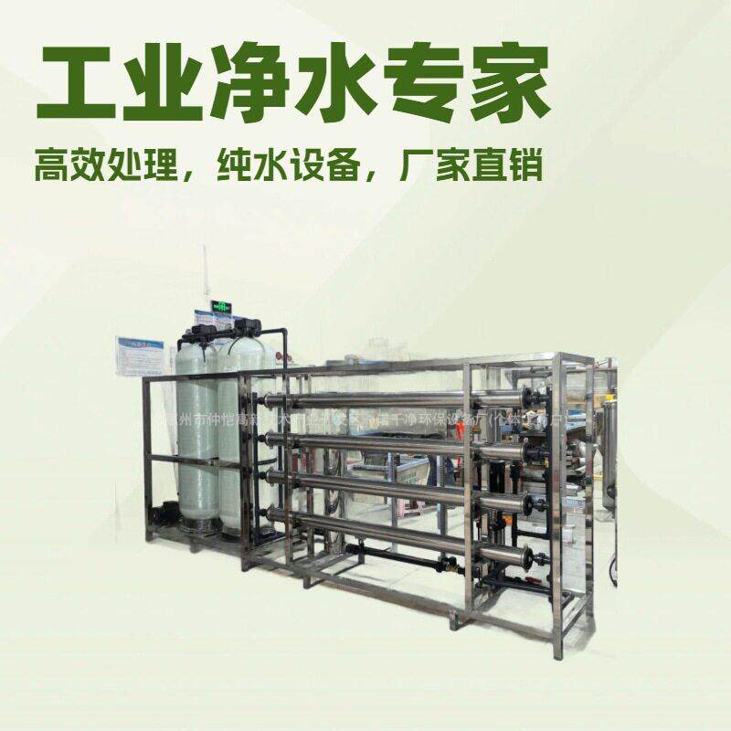 大型工业反渗透纯净水设备2吨级反渗透去离子日化食品纯水设备