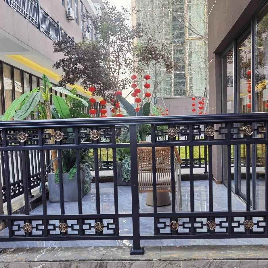 组玻装璃收藏万别人阳台栏杆墅家简易铝艺INA护栏楼顶用露台