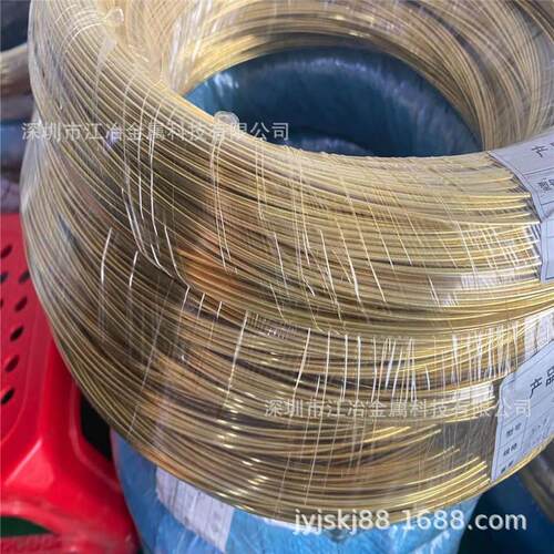 H65黄铜线扁铜条1x22x31x4铜线加工扁线低铅黄铜丝直线加工