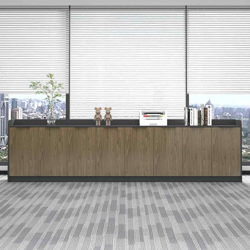 办室PZM茶柜现矮代公简约会议室柜隔水断办公桌侧柜落地柜