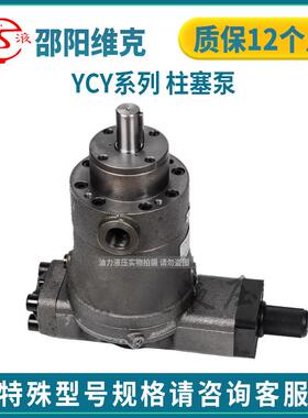 轴向柱塞泵液压马达油泵高压手动变量SY-125YCY14-1E/B