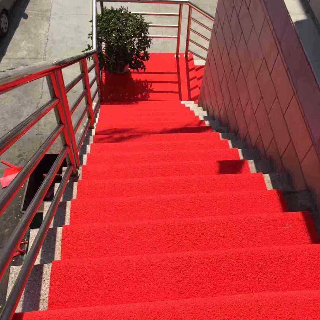 厂家直销户VYC3A丝圈地垫3G料VC酒塑店迎宾红地毯门垫入进门P防水