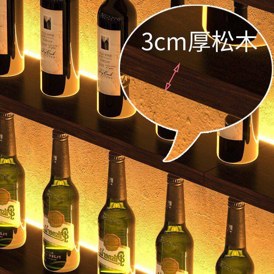 轻奢铁艺酒架墙上壁挂悬挂式置物架创意餐厅客厅酒吧红酒柜酒杯架