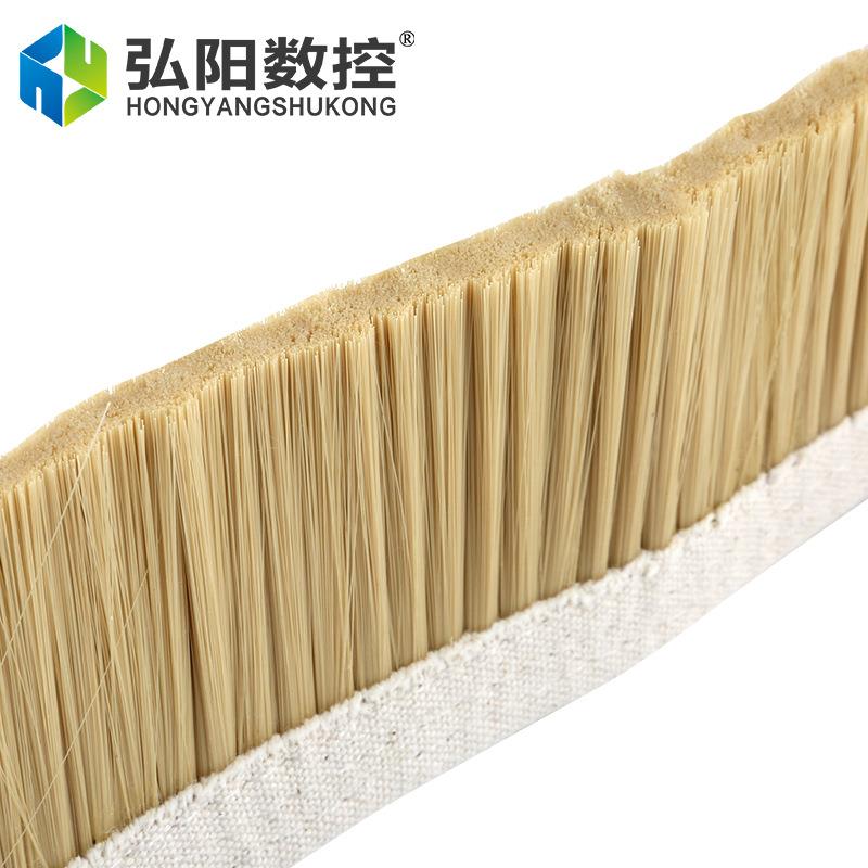 数控机床雕刻机吸尘罩毛刷毛刷除尘帆布毛刷雕刻机配件工业毛刷条