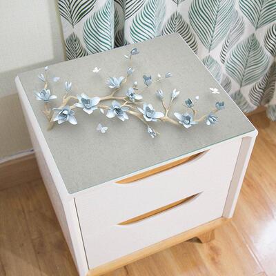 床头柜垫子床头柜垫pvc防水防尘家用卧室小桌布免洗盖布方形桌垫